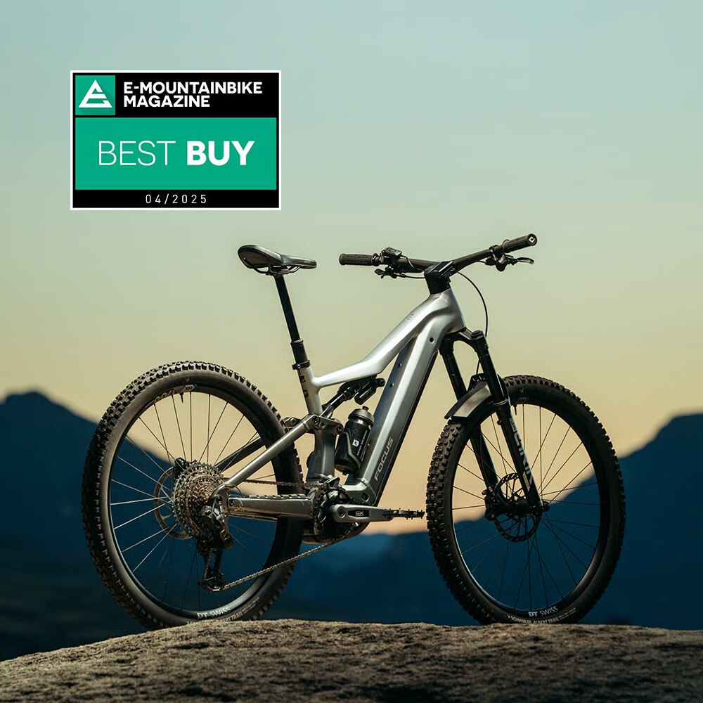 FOCUS JAM² 6.0 získal ocenenie Kauftipp v teste 30 e-MTB