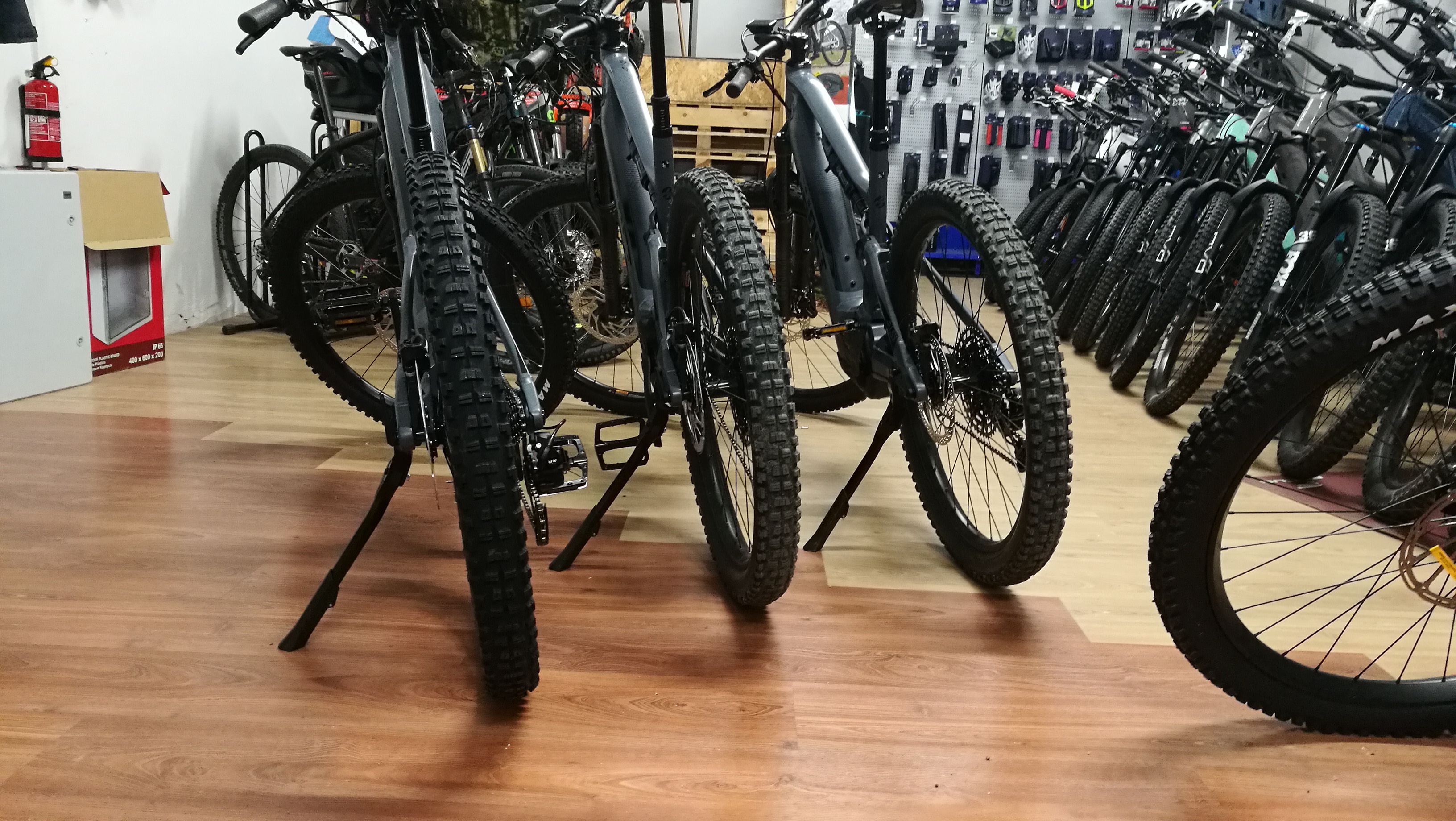 Stojany na celoodpružené bicykle Ghost a Lapierre