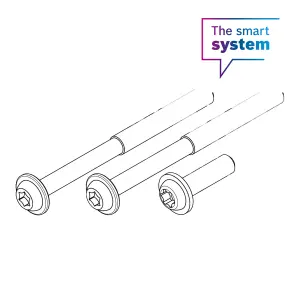 Bosch Súprava skrutiek PowerPack 400/500 Rack (BBP33YY)