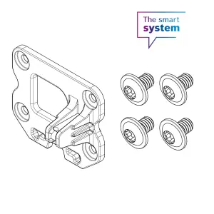 Bosch Súprava s montážnou skrutkovacou podložkou CompactTube horizontálna, strana zámku, axiálny/otočný čap