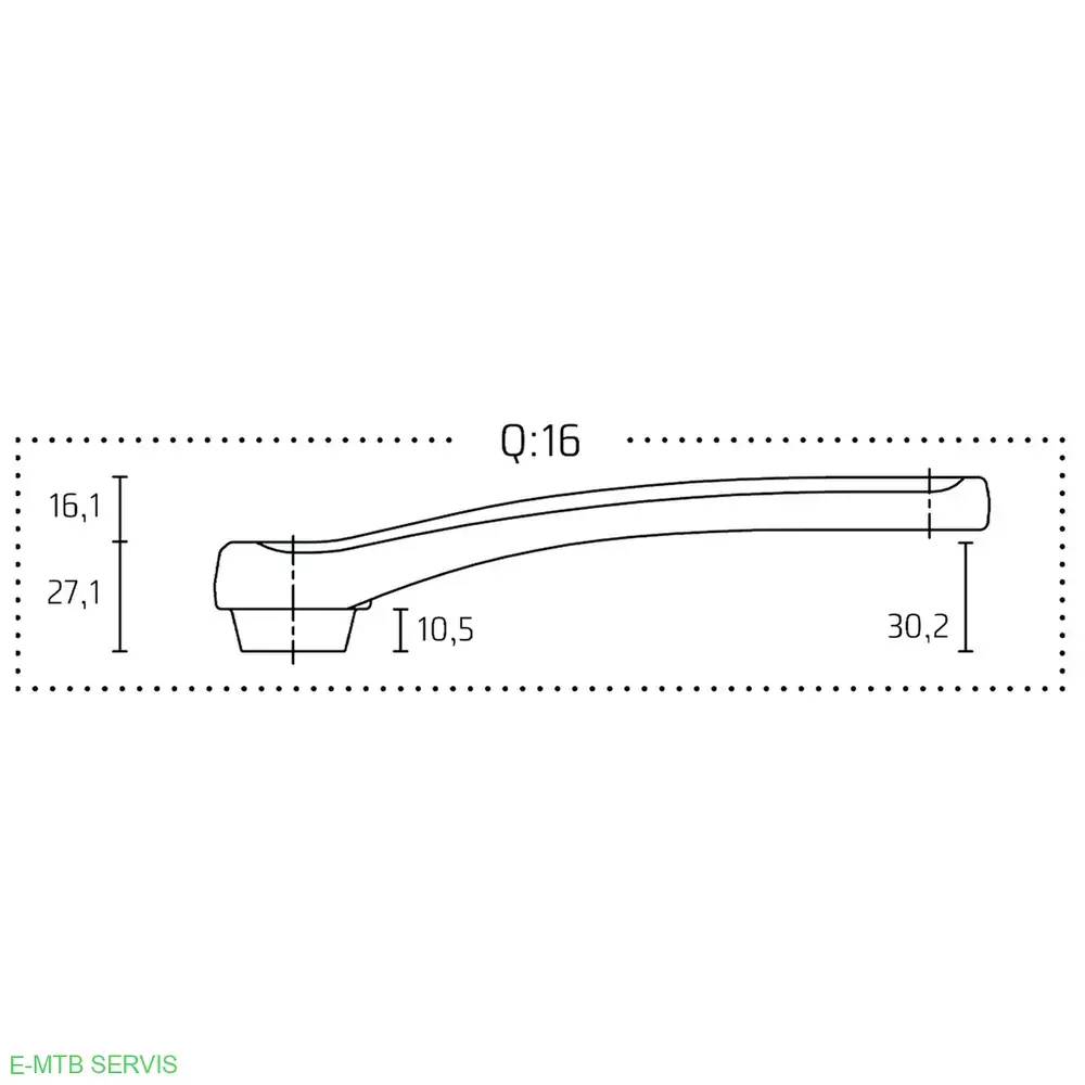 Kľuky Miranda Double Diamond 