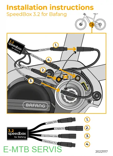 SpeedBox 3.2 pre Bafang (M200,M410,M500,M510)