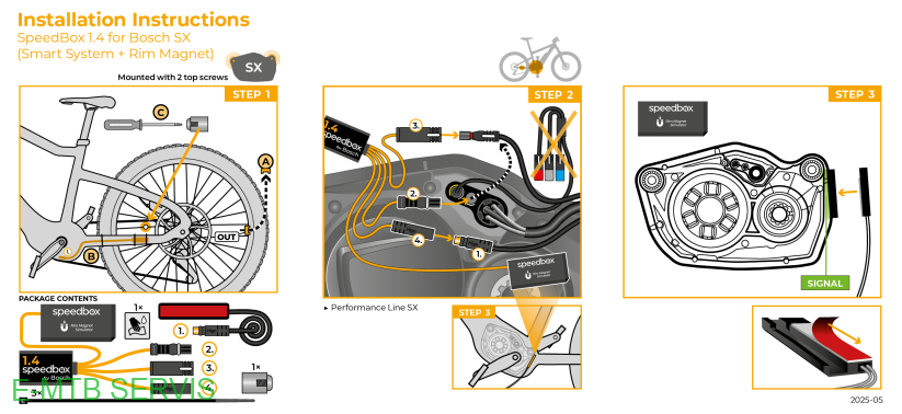 SpeedBox 1.4 pre Bosch SX (Smart System Gen.4 + Rim Magnet)