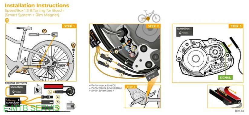SpeedBox 1.3 pre Bosch (Smart System Gen.4 + Rim Magnet)