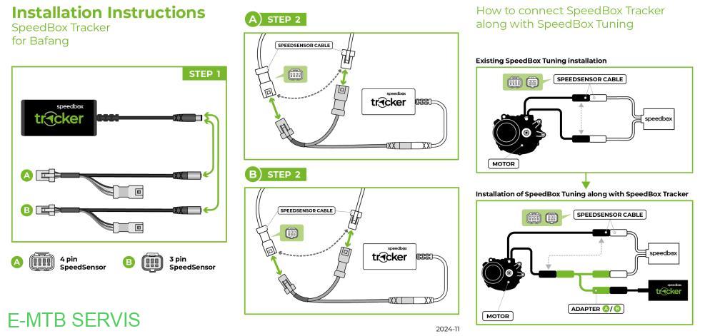 Speedbox GPS Tracker pre Bafang