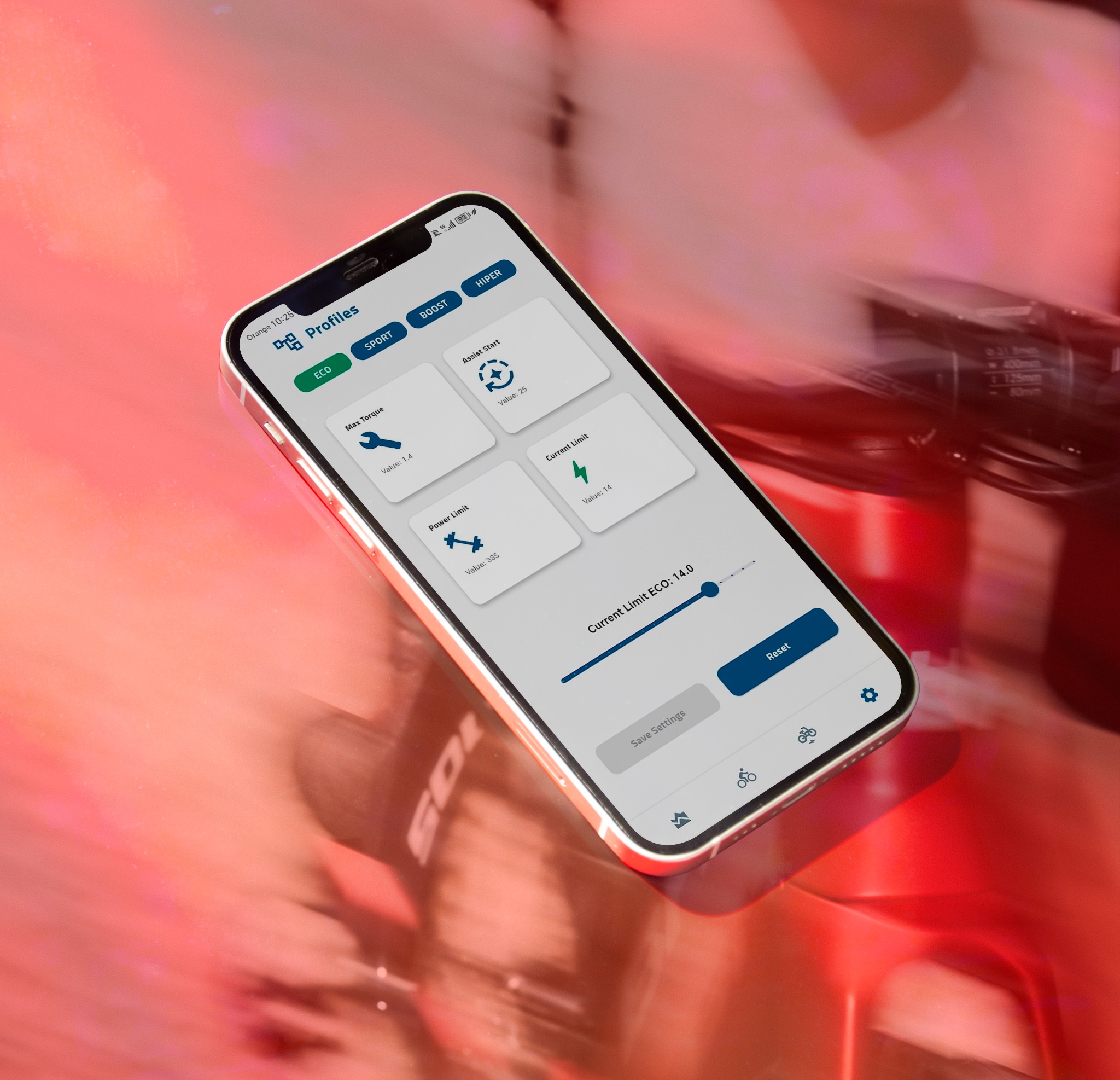 SEG Automotive eBike Systems App – nastavenie asistencie a údaje o jazde
